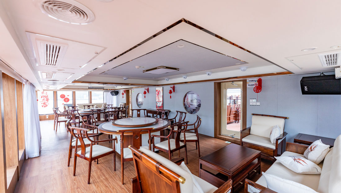 Relacart wireless audio case丨Guangzhou "Golden Jubilee" cruise ship: sailing movement, melodious music