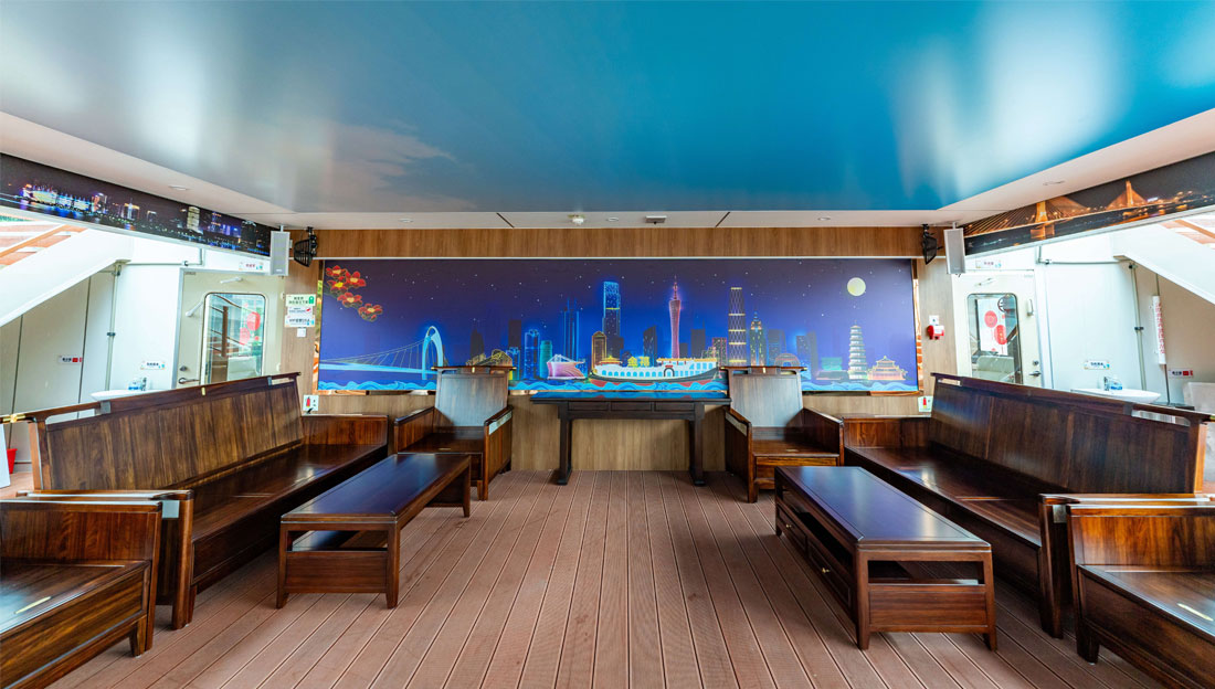 Relacart wireless audio case丨Guangzhou "Golden Jubilee" cruise ship: sailing movement, melodious music