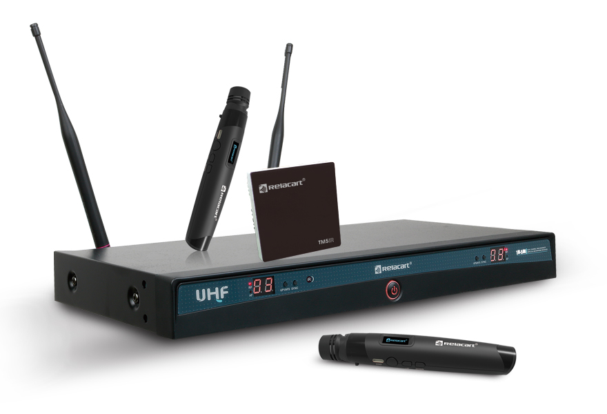 Relacart TM-500 Wireless Microphone System with Antenna System applied in a botanical aarden