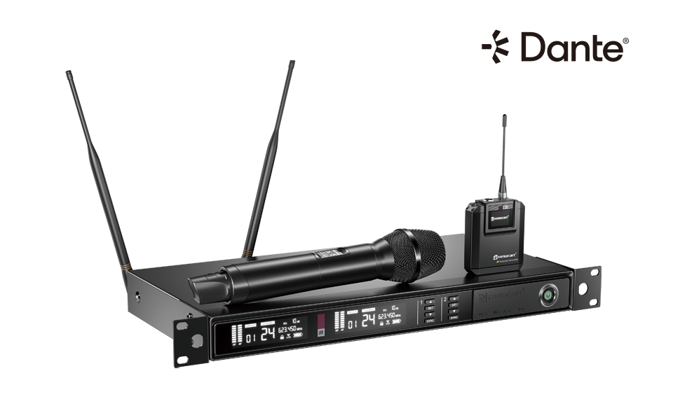 Двухканальная разнесенная беспроводная микрофонная система