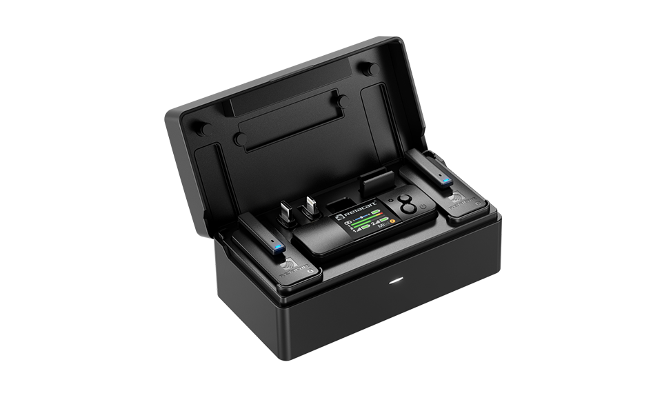 Двухканальная Мини-беспроводная микрофонная система