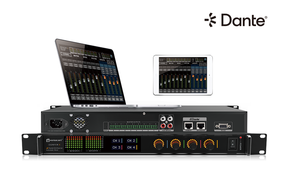 64-канальный цифровой автоматический микшер