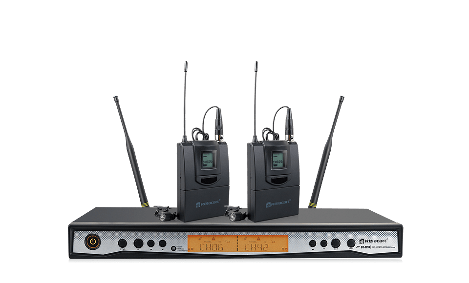 Двухканальная разнесенная беспроводная микрофонная система