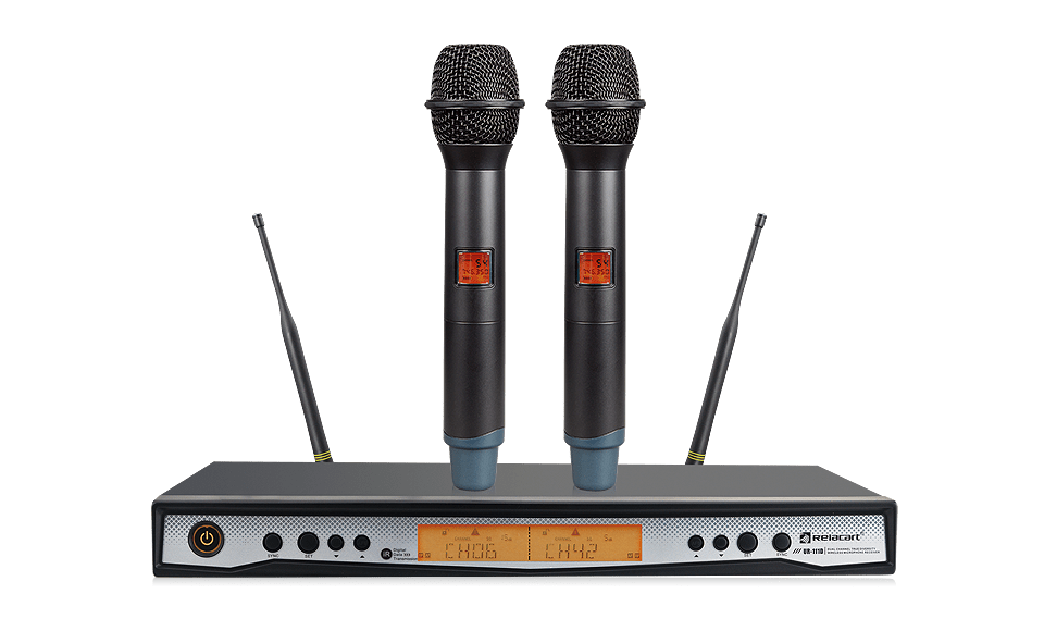 Двухканальная разнесенная беспроводная микрофонная система
