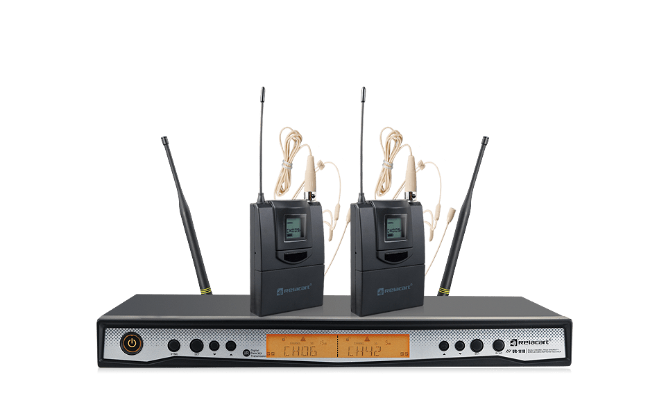 Двухканальная разнесенная беспроводная микрофонная система