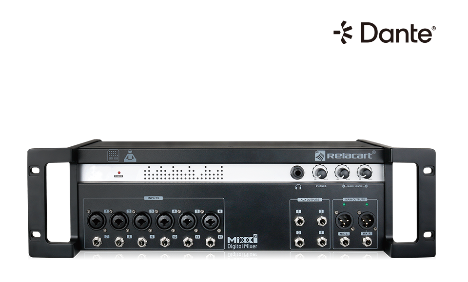 Цифровой микшер с интерфейсом Dante