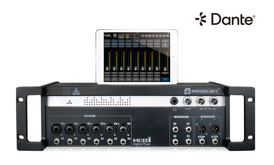 Цифровой микшер с интерфейсом Dante