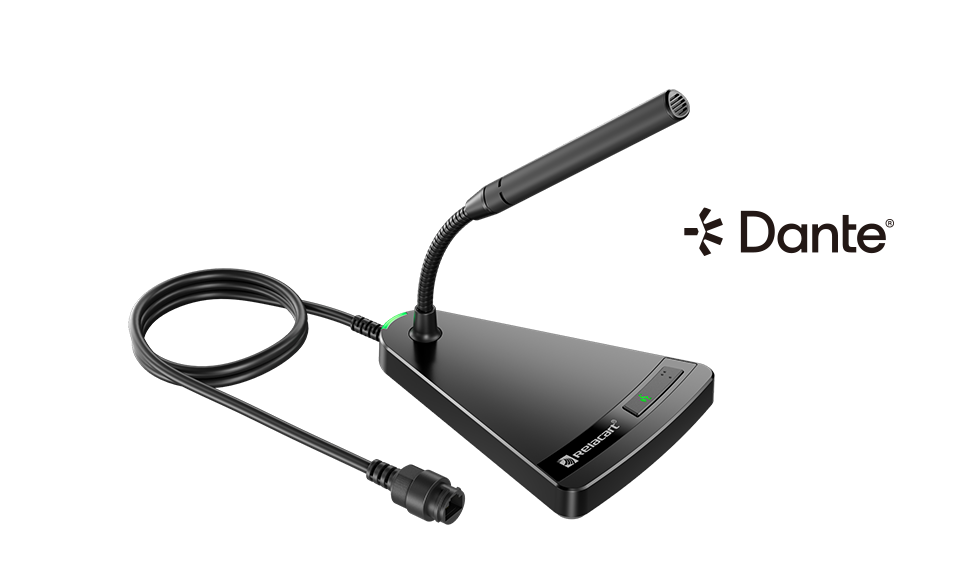 Настольный микрофон с Данте