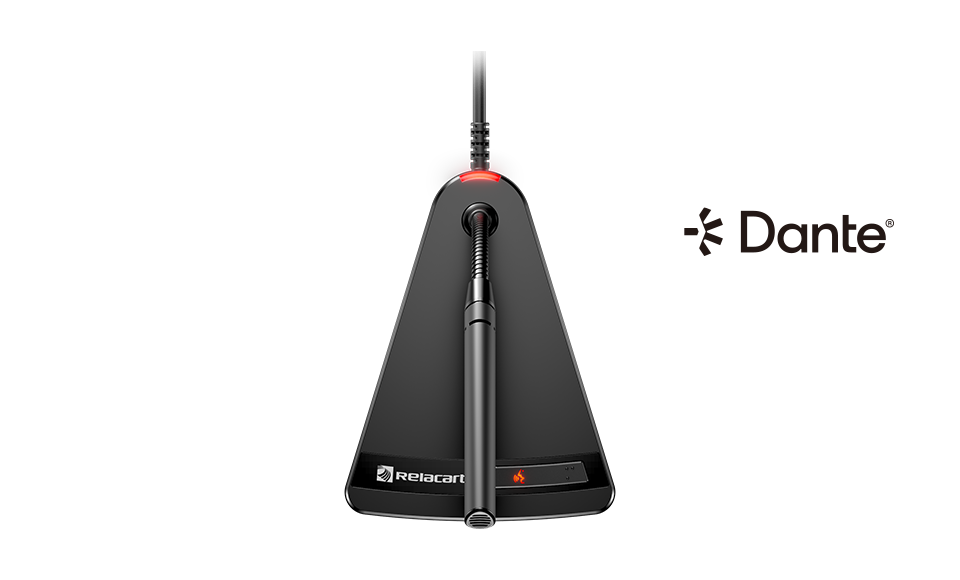 Настольный микрофон с Данте