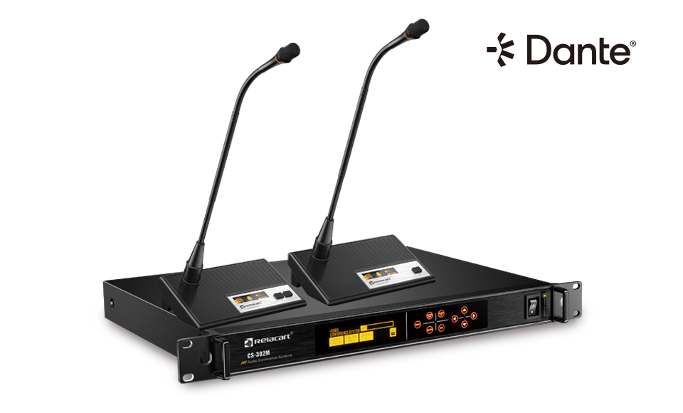 Система конференц-связи и обсуждения с сетевым интерфейсом Dante