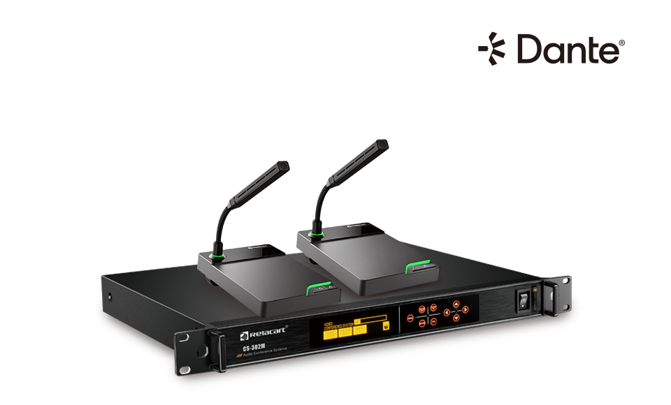 Система конференц-связи и обсуждения с сетевым интерфейсом Dante