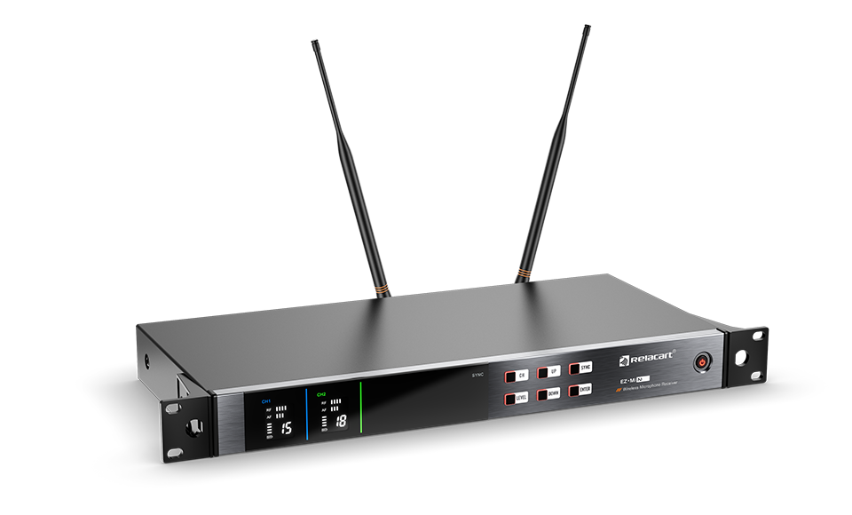 Двухканальный беспроводной микрофонный приемник с истинным разнесением