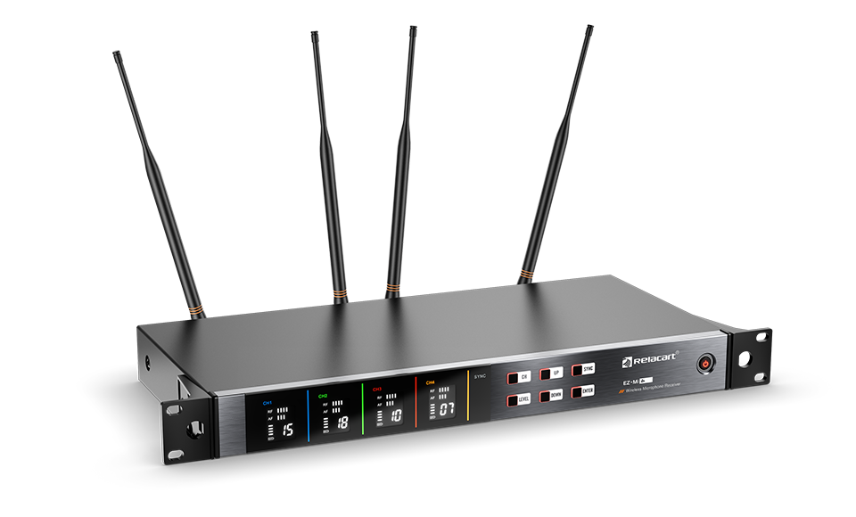 Четырехканальный Беспроводной микрофонный приемник