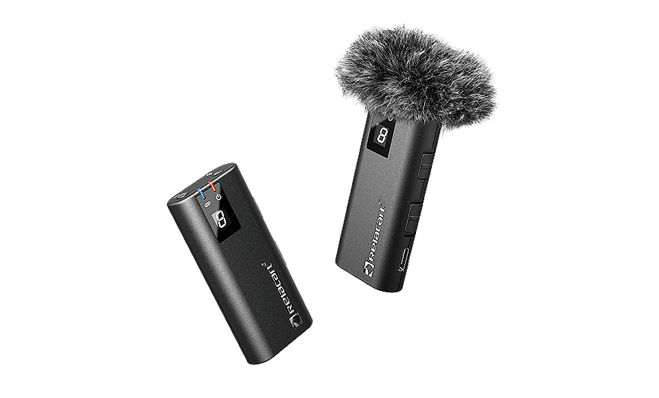 Одноканальная беспроводная микрофонная система с креплением для сверхвысокочастотной камеры