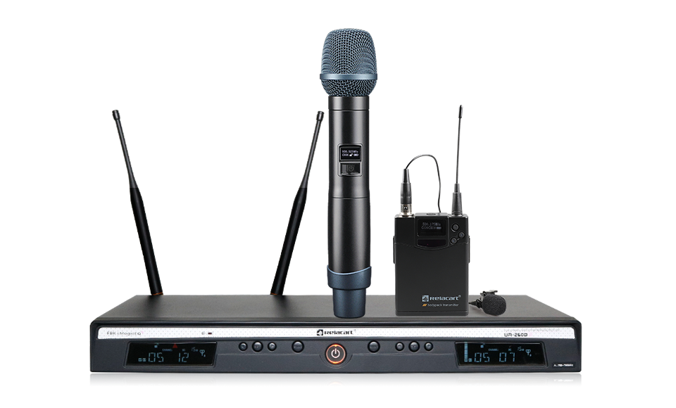 Двухканальная беспроводная микрофонная система