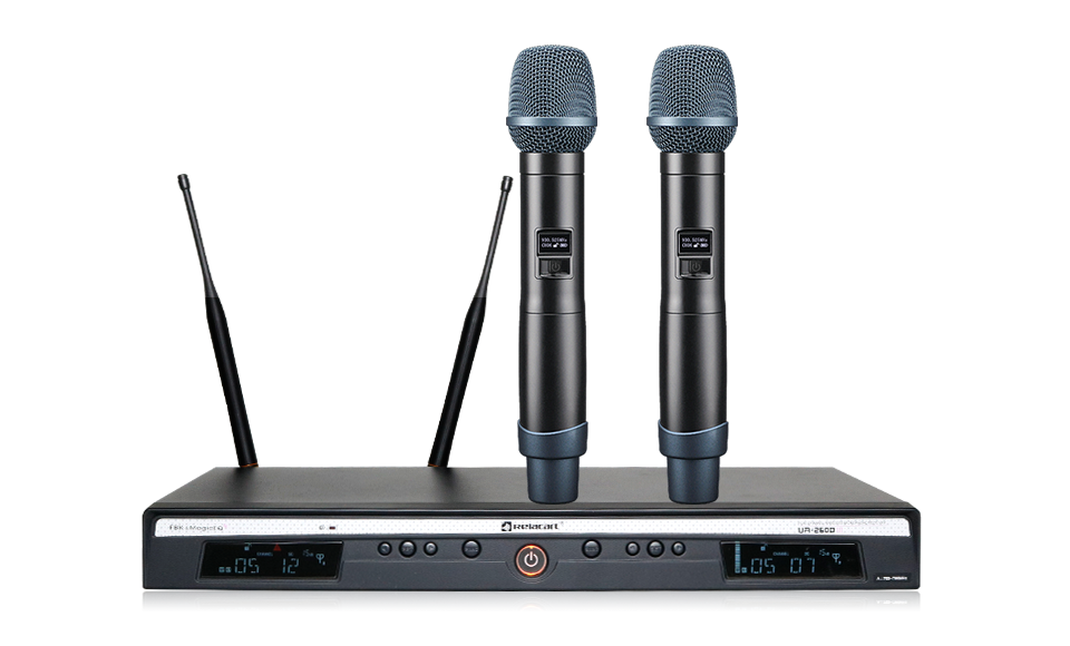 Двухканальная беспроводная микрофонная система