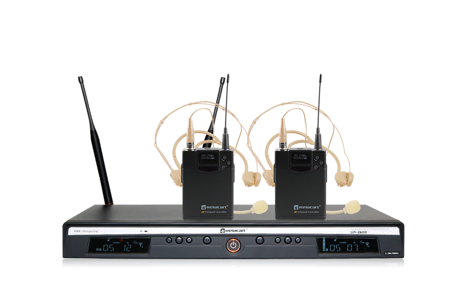 Двухканальная беспроводная микрофонная система
