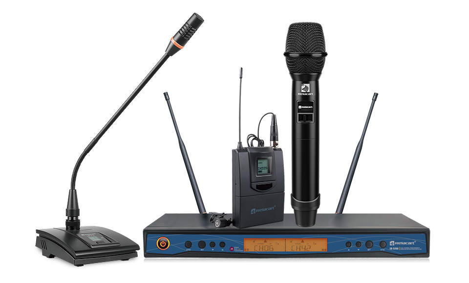 Двухканальная беспроводная микрофонная система