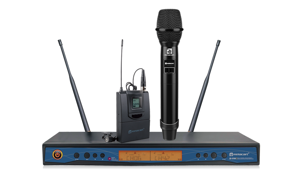 Двухканальная беспроводная микрофонная система