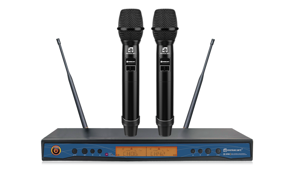 Двухканальная беспроводная микрофонная система
