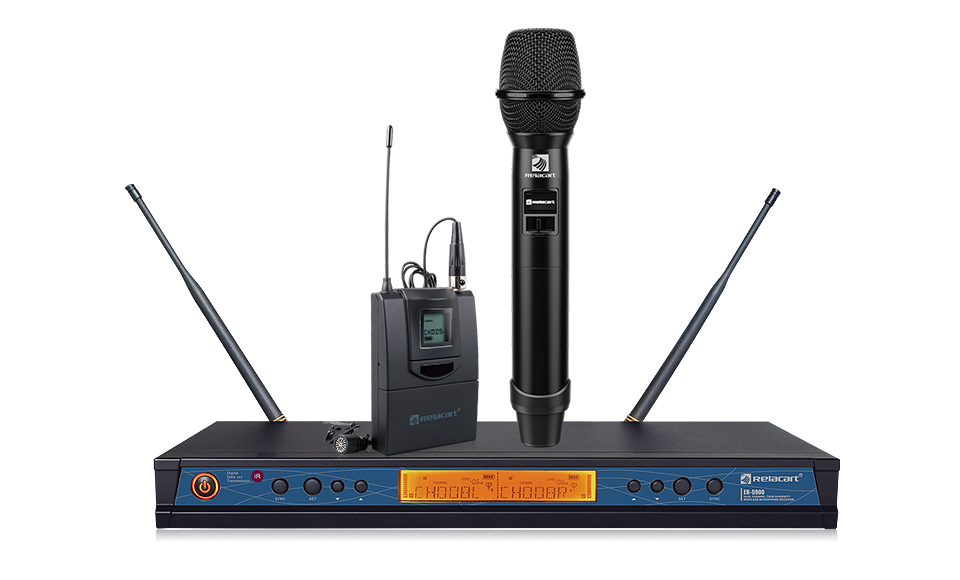 Двухканальная беспроводная микрофонная система