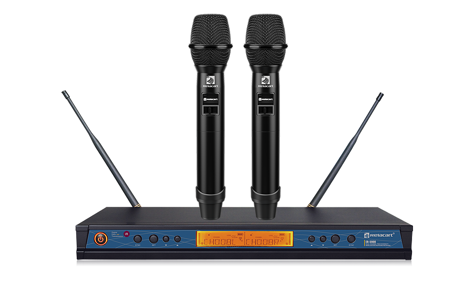 Двухканальная беспроводная микрофонная система