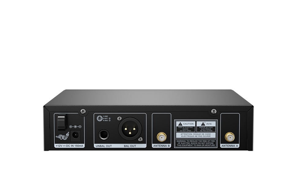 Одноканальная беспроводная микрофонная система с тройным разнесением 2.4G