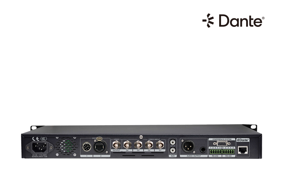 Система конференц-связи и обсуждения с сетевым интерфейсом Dante