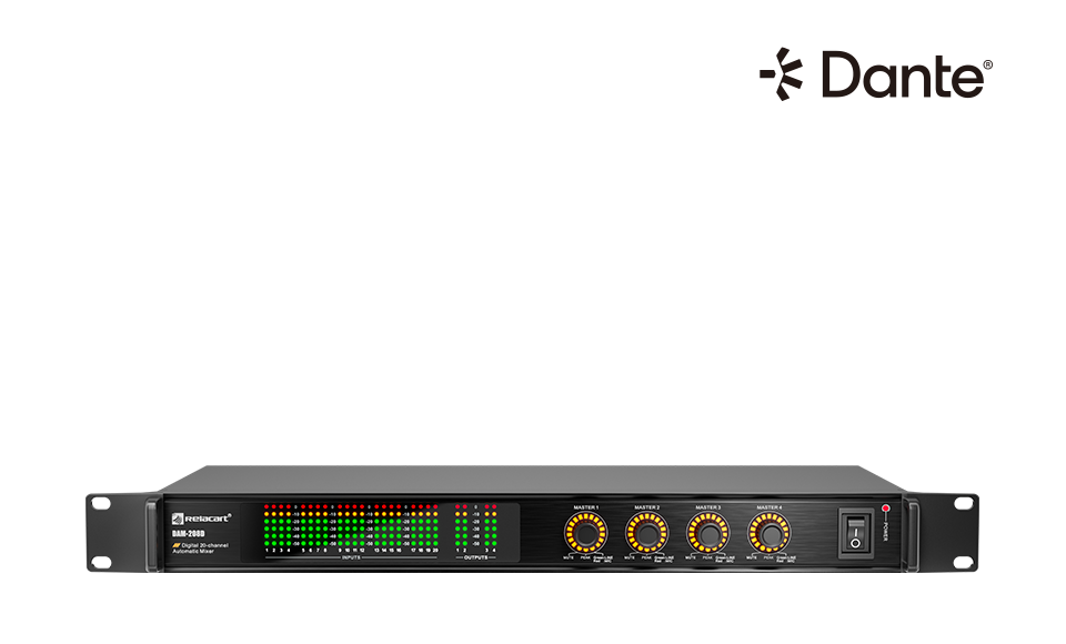 Цифровой автоматический микшер с интерфейсом Dante