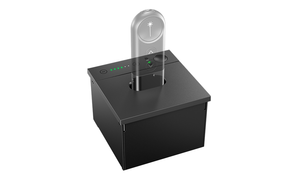 Зарядное устройство с одним отсеком (встроенный приемник с функцией перелистывания страниц)