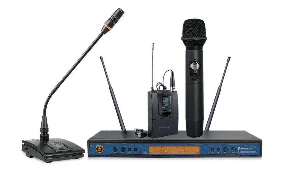 Двухканальная беспроводная микрофонная система