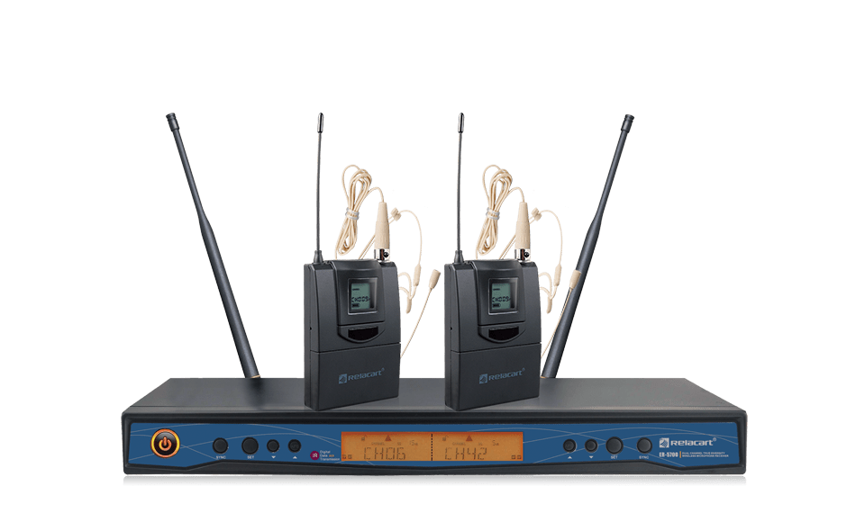 Двухканальная беспроводная микрофонная система