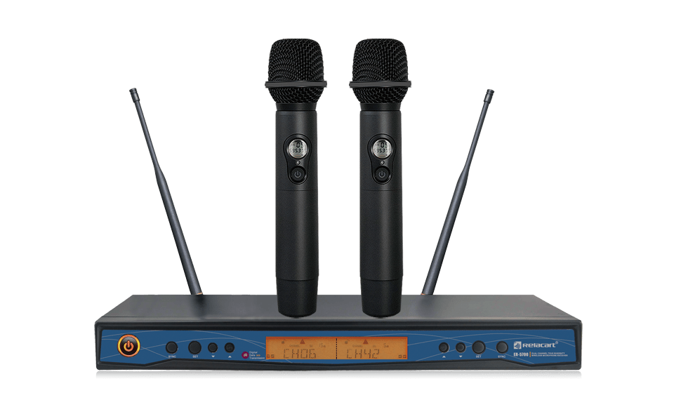 Двухканальная беспроводная микрофонная система
