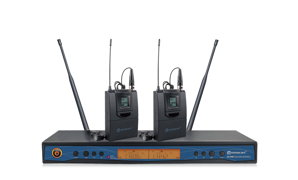 Двухканальная беспроводная микрофонная система