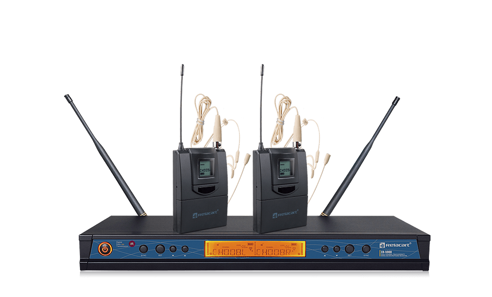 Двухканальная беспроводная микрофонная система