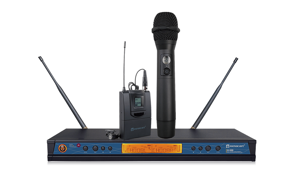 Двухканальная беспроводная микрофонная система