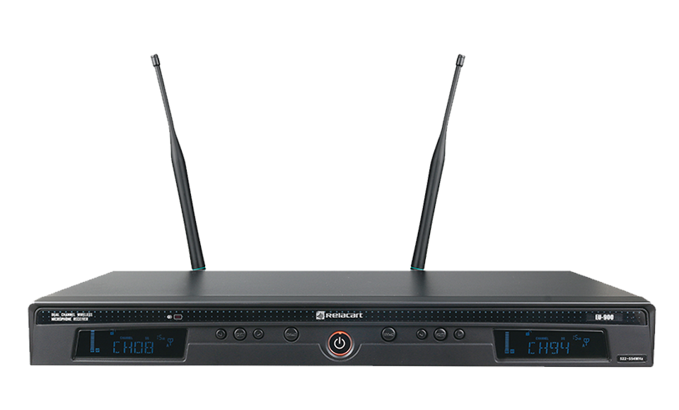 Сверхвысокочастотная двухканальная беспроводная микрофонная система