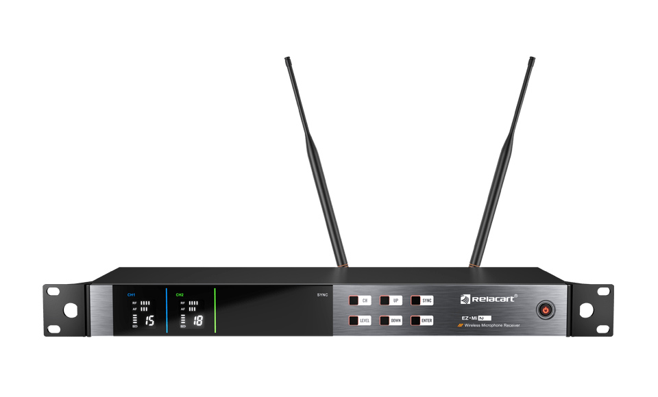 Двухканальный беспроводной микрофонный приемник с истинным разнесением