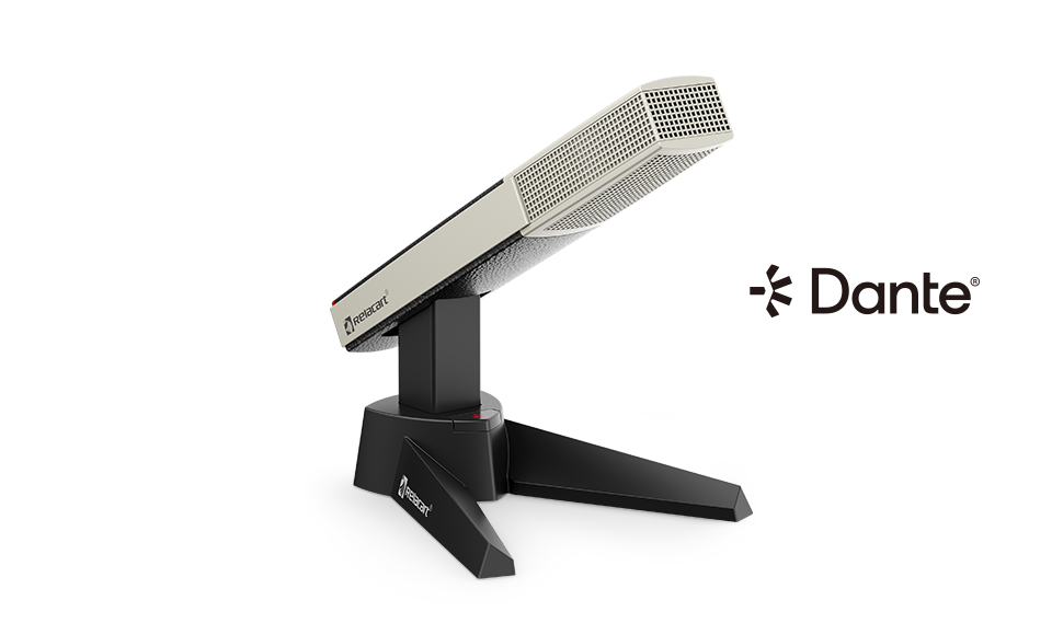 Настольный микрофон с сетевым выходом Dante