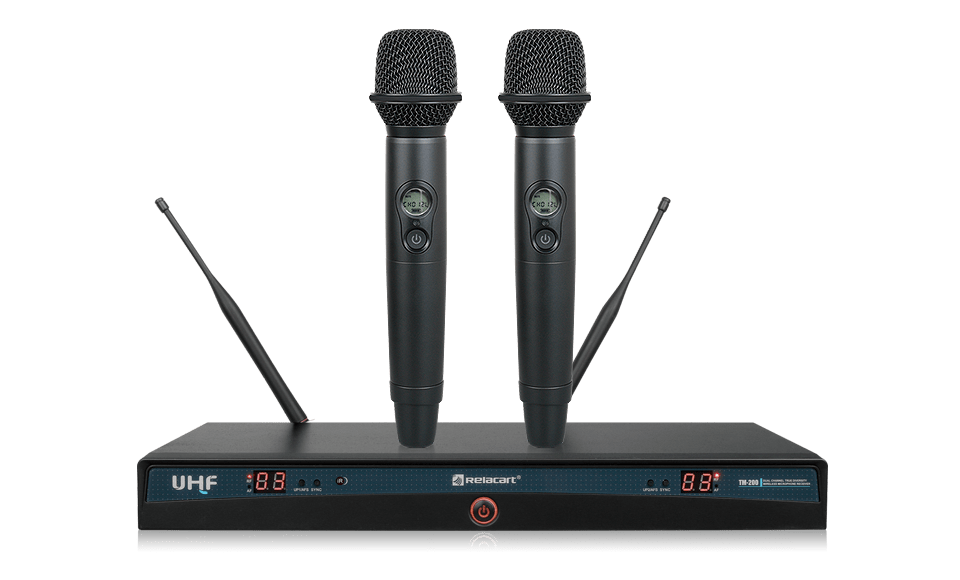 Двухканальная беспроводная микрофонная система