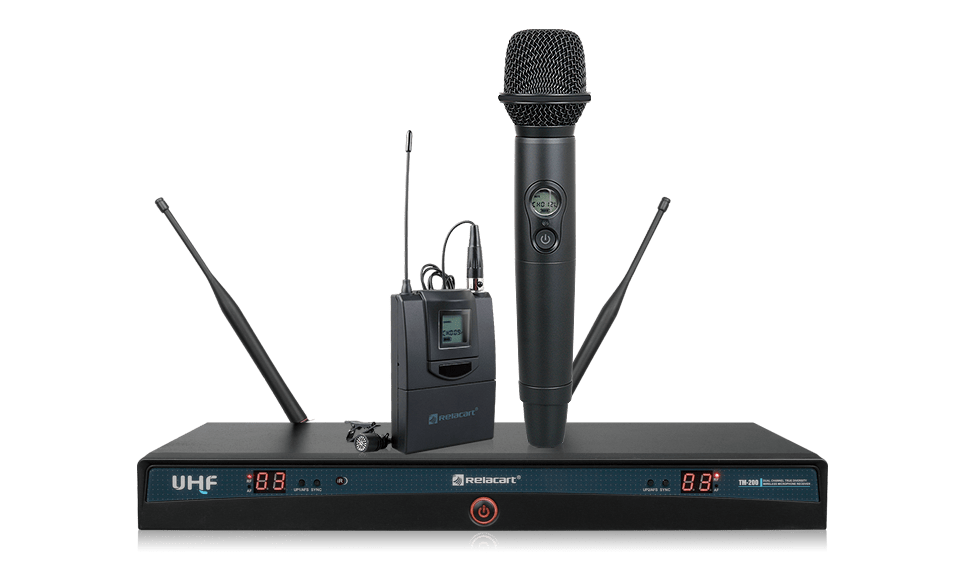 Двухканальная беспроводная микрофонная система