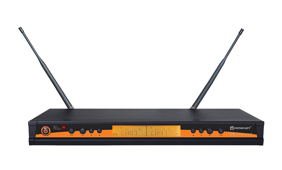Сверхвысокочастотная двухканальная беспроводная микрофонная система