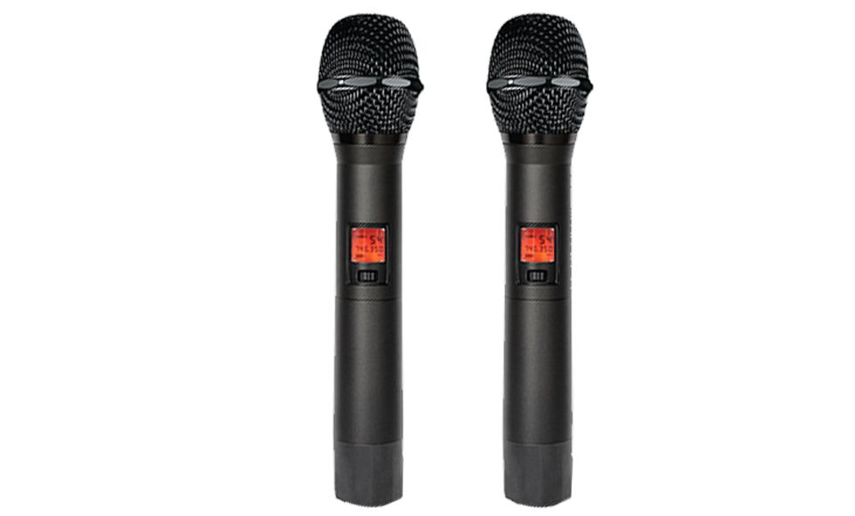 Сверхвысокочастотная двухканальная беспроводная микрофонная система