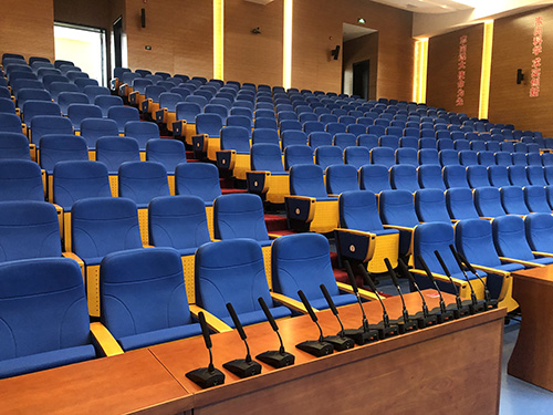 Цифровая беспроводная конференц-система Relacart WDC-903 Dante, установленная в химическом научно-исследовательском институте