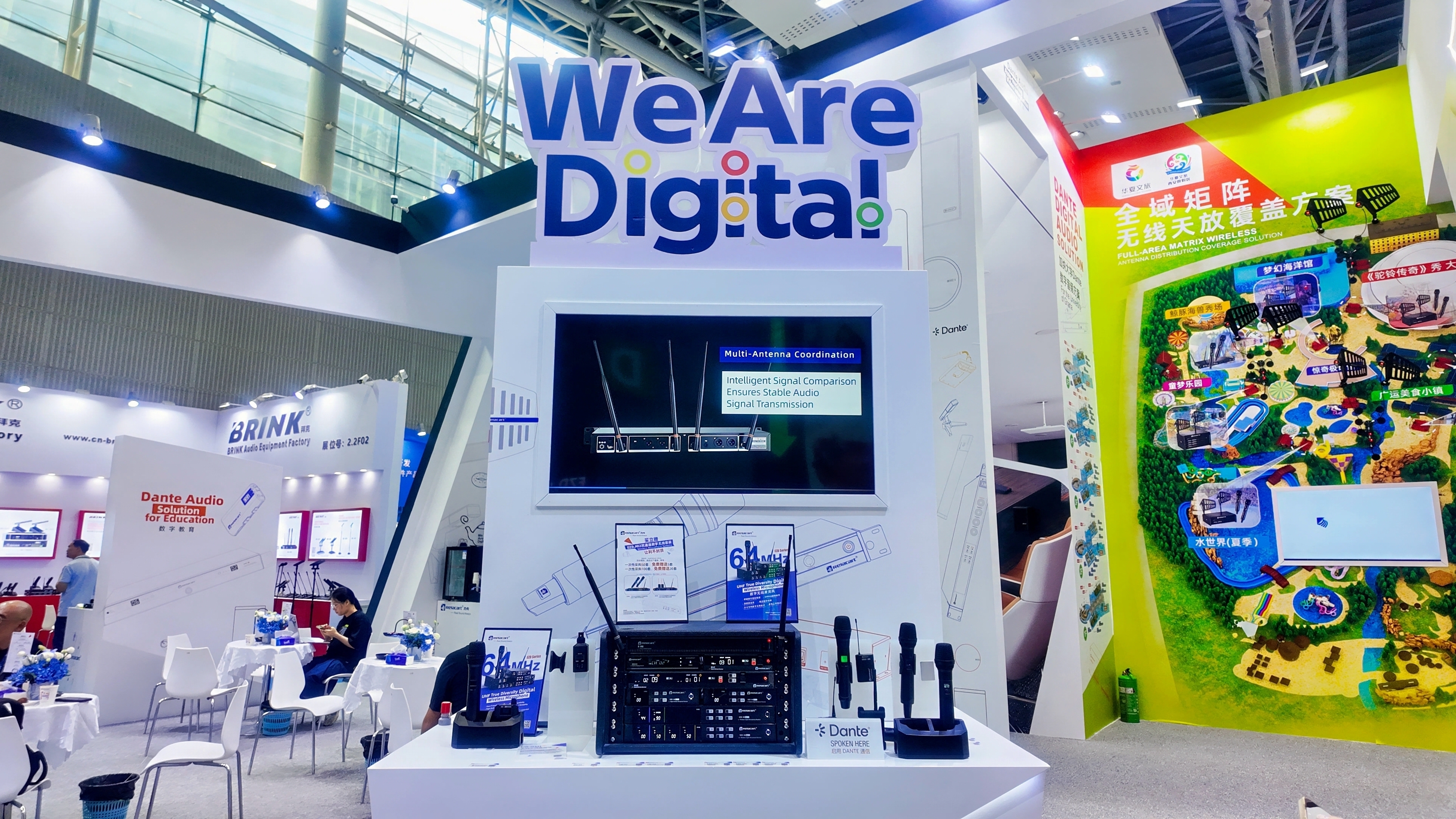 Полный спектр цифровых беспроводных микрофонных решений Relacart на выставке Guangzhou Prolight+Sound